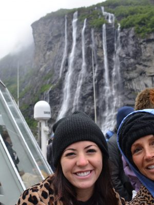 Visit the Seven Sisters Waterfalls in Geiranger, Norway