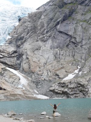 Take a Dip in the Briksdal Glacier