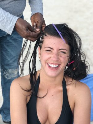 Get Your Hair Braided On the Beach