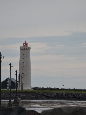 Visit the Grotto Lighthouse in Reykjavik, Iceland