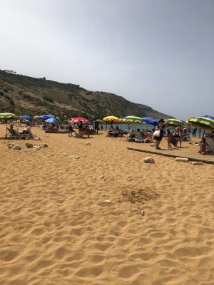 Relax on Ramla Bay Beach, Gozo